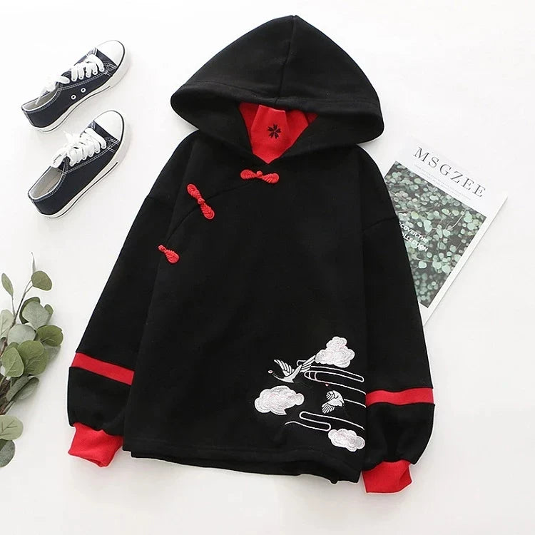 Anime Mo Dao Zu Shi Cosplay Costume The Untamed Wei Wuxian Sweatshirt Loose Hoodie Unisex Sportswear for Men Women Streetwear