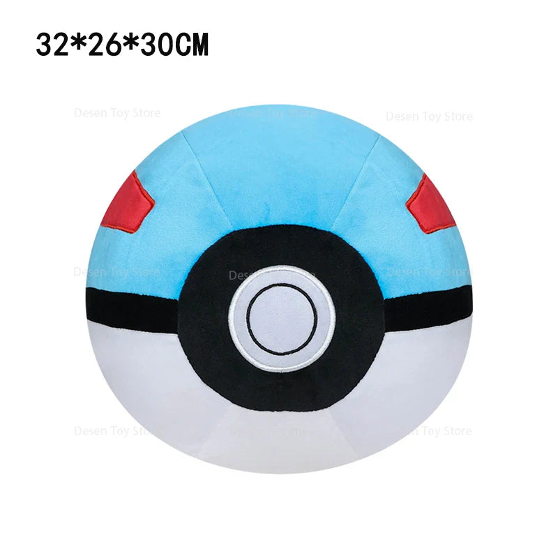 4 Styles Pokemon Plush Big Size PokeBall Cushion Ultra Ball Master Ball Great Ball Cushion Pillow Soft Anime Stuffed Toy Bedroom