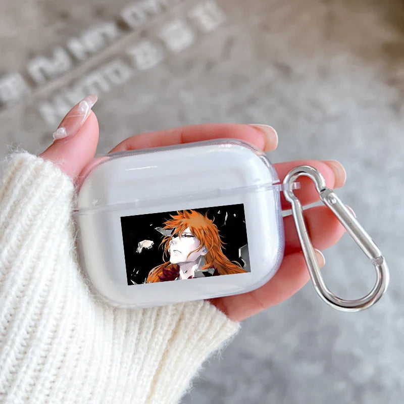 Bleach Anime AirPods Case: Shockproof & Transparent