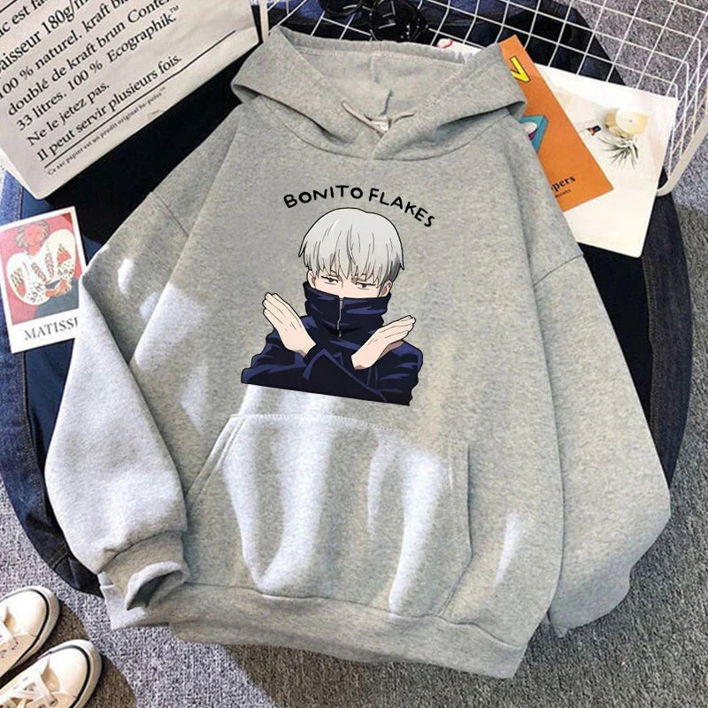 Anime Jujutsu Kaisen Inumaki Toge Unisex Hoodie - Casual Long Sleeve Sweatshirt