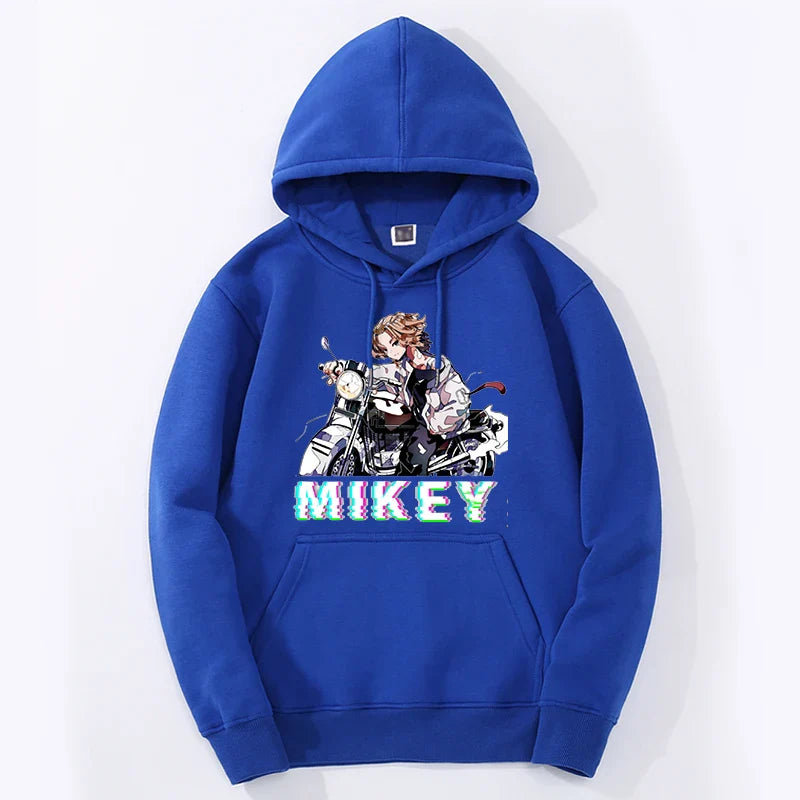 Tokyo Revengers Winter Hoodies Men Women Mikey Anime Hooded Sweatshirts New Harajuku Casual Sportswear Sudaderas