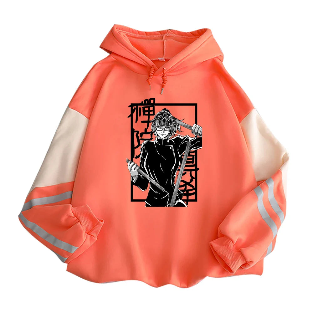 Anime Jujutsu Kaisen Plus Size Hoodies Zenin Maki Anime