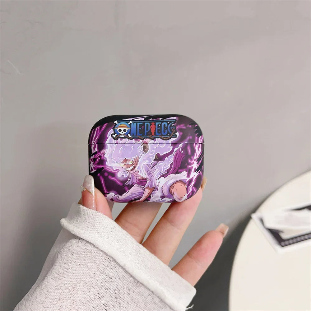 Anime One Piece Luffy Earphone Case for Airpods pro pro2 Bluetooth Headphone Cover for Airpods 2 3 Funda Gift