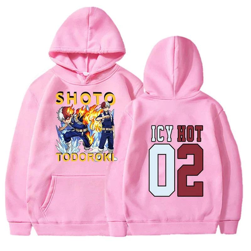 My Hero Academia Todoroki Shoto Anime Hoodie - Unisex Harajuku Style Sweatshirt