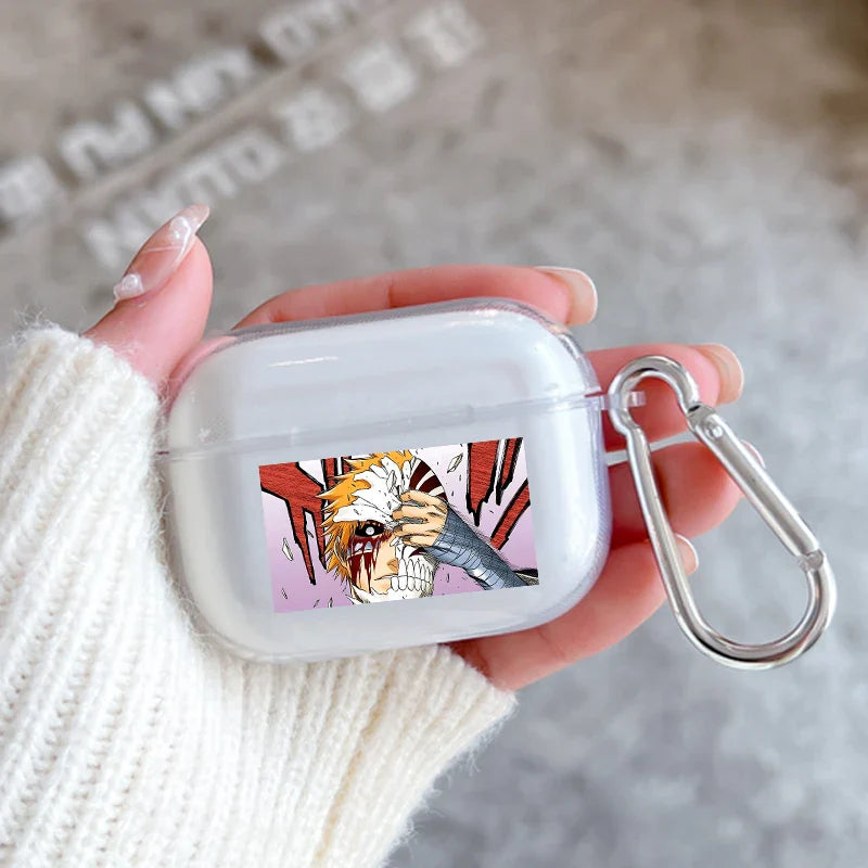 Bleach Anime AirPods Case: Shockproof & Transparent