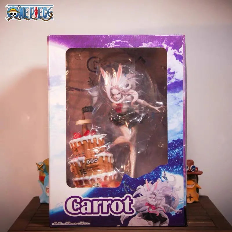 33cm Anime One Piece Figure Carrot Moonlight Lion Rabbit PVC Action Figure Collection Model Toys Dolls Gift