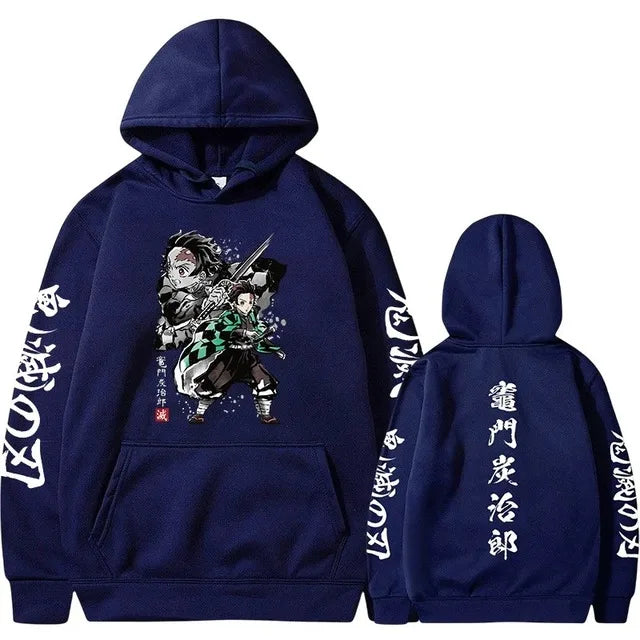 Anime Demon Slayer Hoodie Cotton Pullover