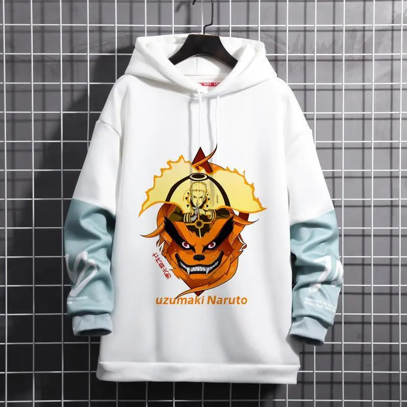 New Naruto Anime  Akatsuki Cosplay Akatsuki Uchiha Itachi Full-Size Sweatshirt Student 3D Printed Hooded Sweater Coat