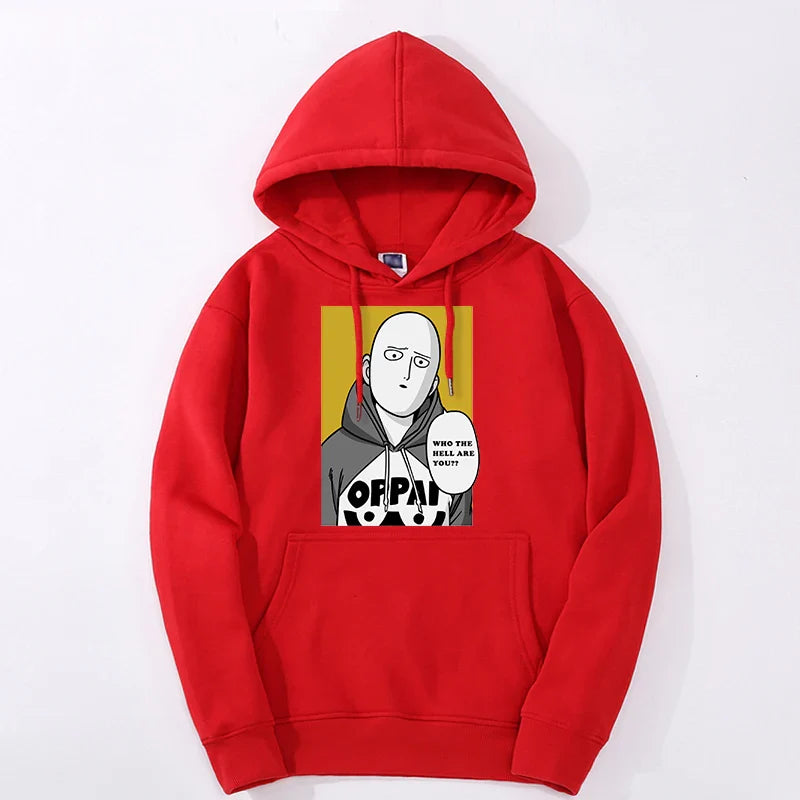 One Punch Man Graphic Hoodie Pullover Japan Anime Saitama Mens Sweatshirts Harajuku New Fleece Pullover Sudaderas