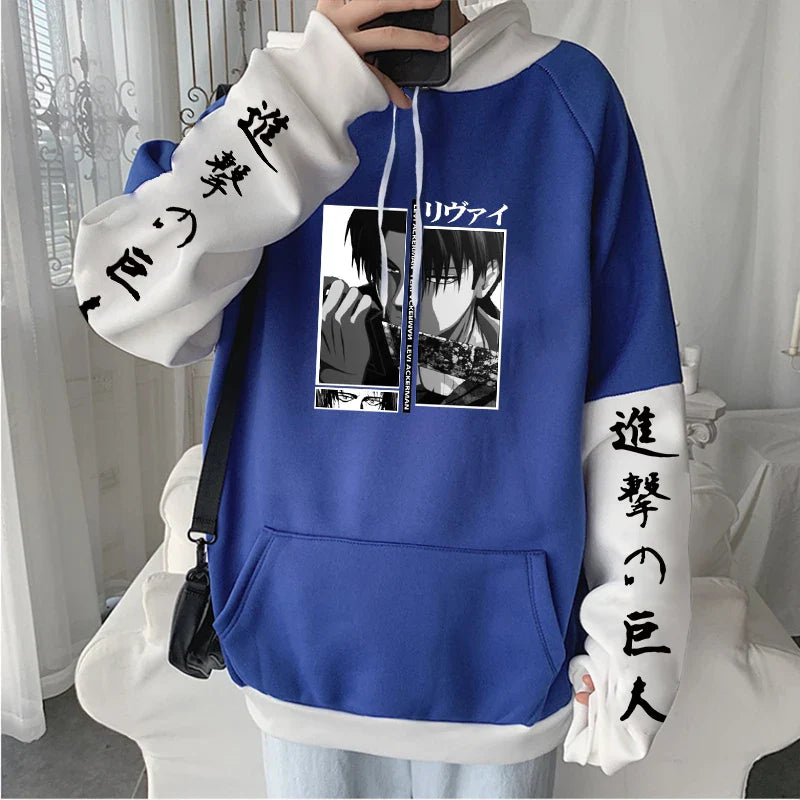 Anime Attack On Titan Levi Oversized Hoodie