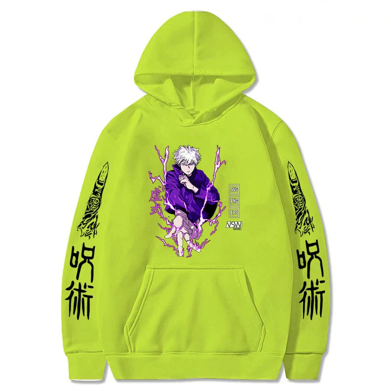 Anime Jujutsu Kaisen Hoodie Men Women Sweatshirt Streetwears Winter and Autumn Anime New in Sweatshirts Plus Size Hoodie