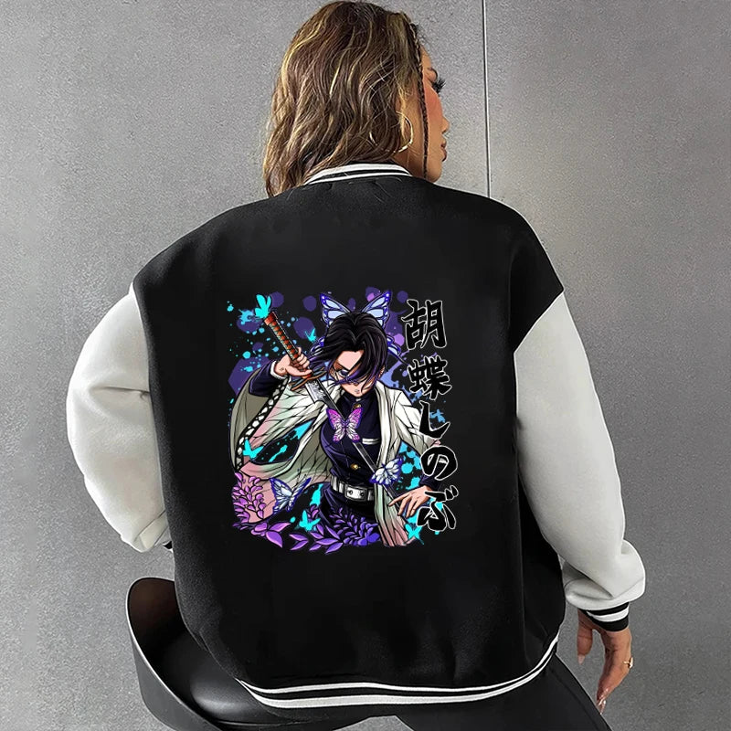 Demon Slayer Kochou Shinobu Baseball Jacket