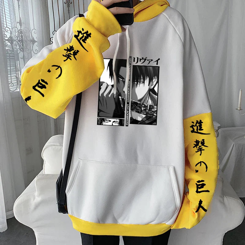 Anime Attack On Titan Levi Oversized Hoodie