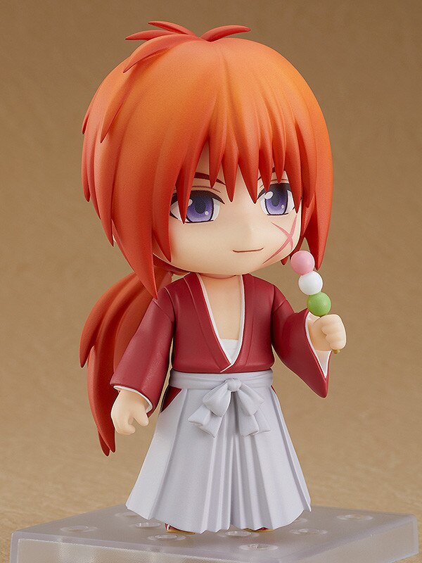 100% Original: Kenshin Himura Q Version Figma PVC Action Figure - Anime Figure