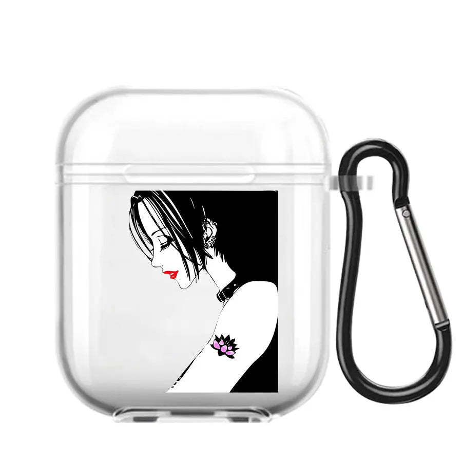 Cute  anime Nana Osaki Soft silicone TPU Case For new AirPods Pro 2 1 2 3 Clear Wireless Bluetooth Earphone Box Cover