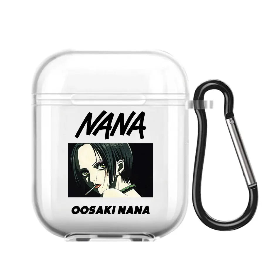 Cute  anime Nana Osaki Soft silicone TPU Case For new AirPods Pro 2 1 2 3 Clear Wireless Bluetooth Earphone Box Cover