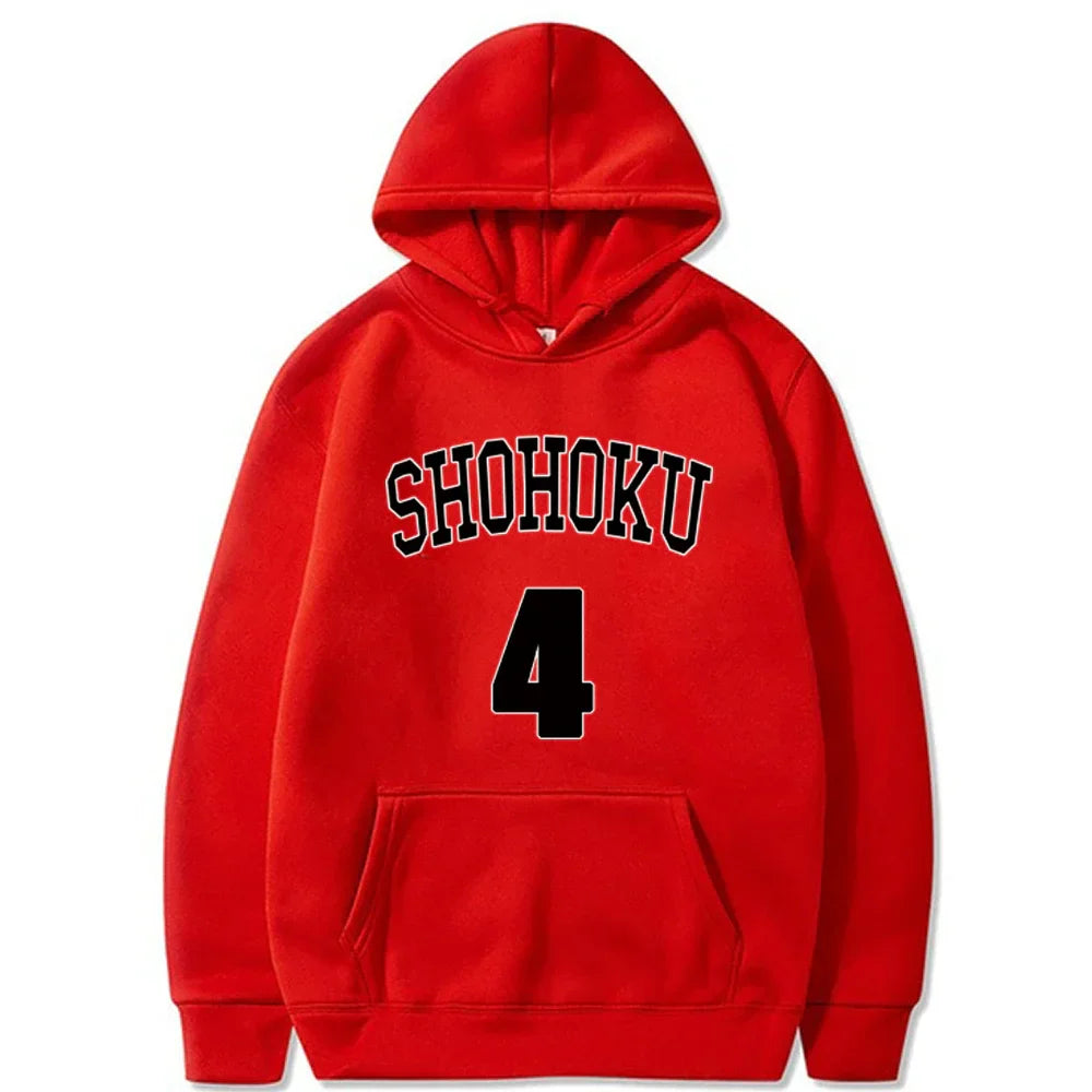 Anime Slam Dunk Hoodies Fashion Cosplay Pullover Unisex Harajuku Hip Hop Sweatshirt Casual Daily Autumn and Winter Cloth