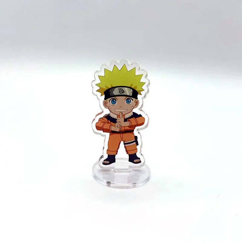 Naruto Acrylic Figure Stand - Uchiha Sasuke Desk Decor Ornament