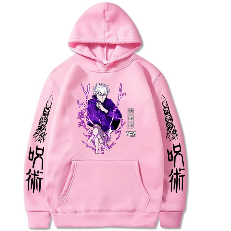 Anime Jujutsu Kaisen Hoodie Men Women Sweatshirt Streetwears Winter and Autumn Anime New in Sweatshirts Plus Size Hoodie