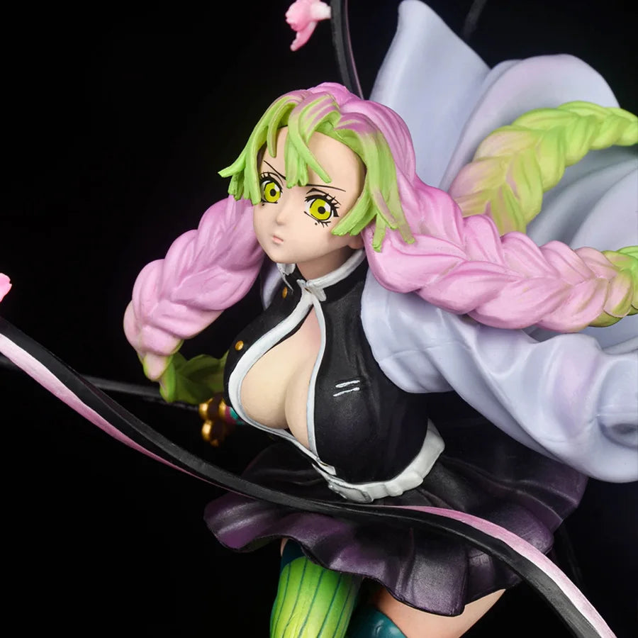 22cm Demon Slayer Figure Kanroji Mitsuri Anime Kimetsu No Yaiba Figure Shinobu Action Figures Kamado Nezuko Sexy Figurine Toys