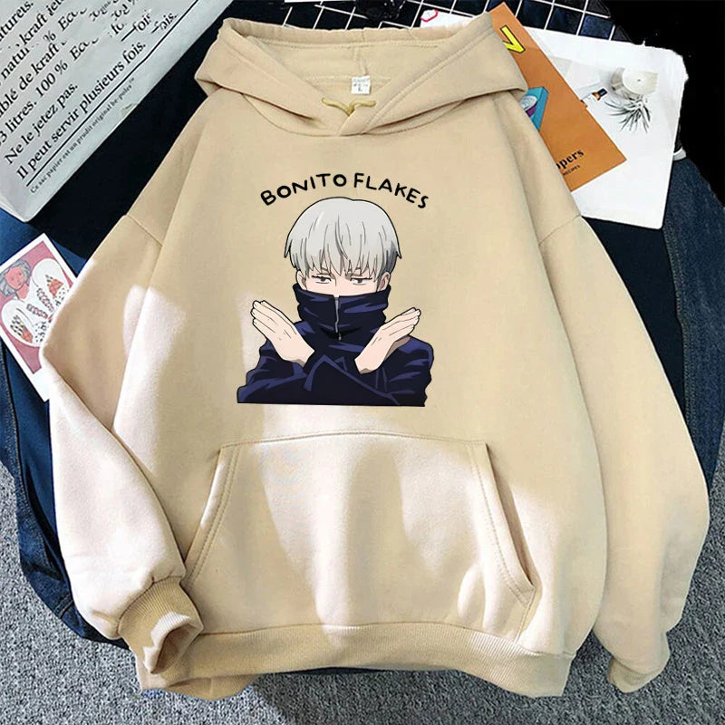 Anime Jujutsu Kaisen Inumaki Toge Unisex Hoodie - Casual Long Sleeve Sweatshirt