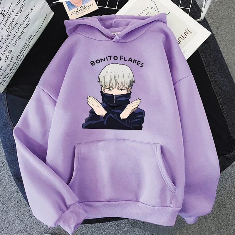 Anime Jujutsu Kaisen Inumaki Toge Unisex Hoodie - Casual Long Sleeve Sweatshirt