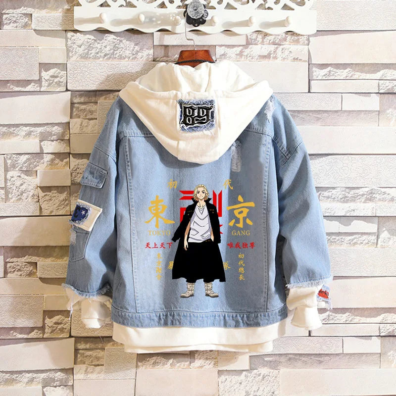 Tokyo Revengers Cosplay Denim Hoodie