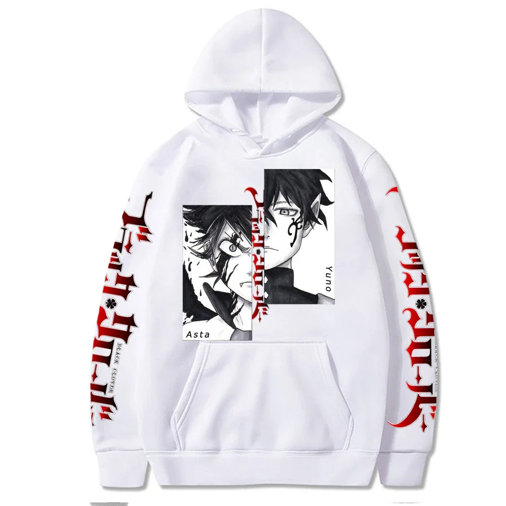 anime printed Hoodie men's women's fashion Hoodie sports casual long sleeve clothing solid color autumn winter pullover