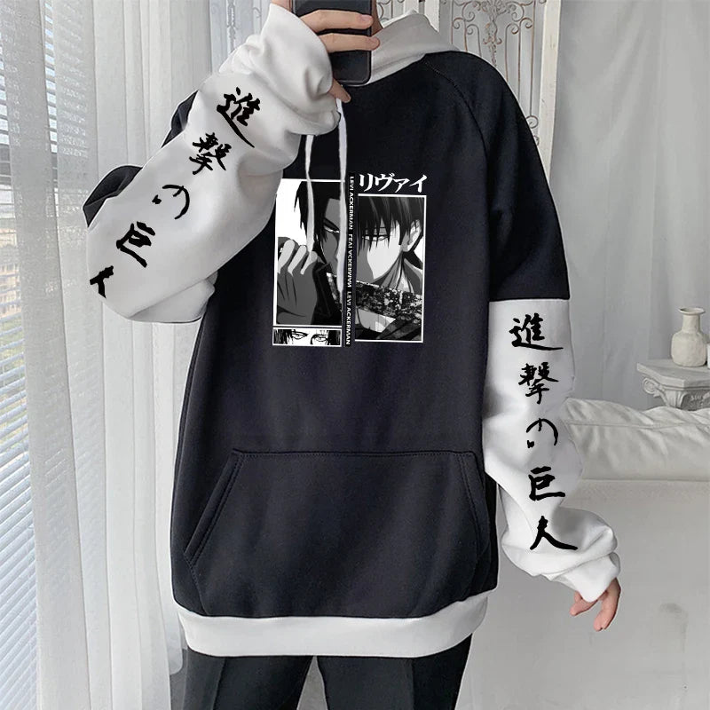 Anime Attack On Titan Levi Oversized Hoodie