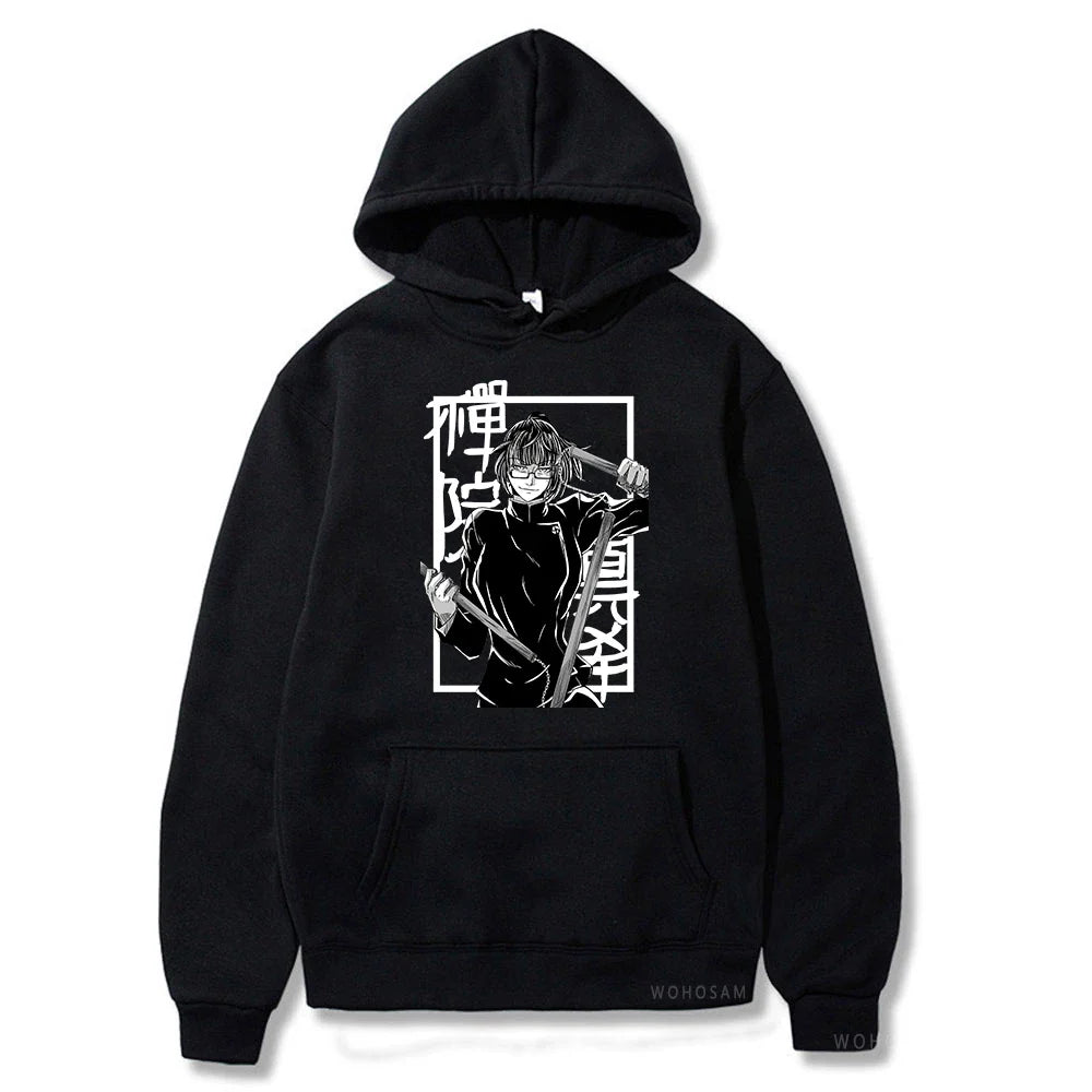 Anime Jujutsu Kaisen Plus Size Hoodies Zenin Maki Anime