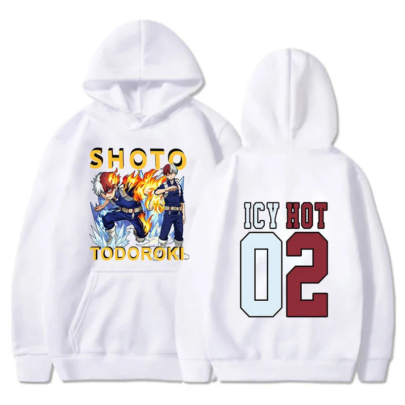 My Hero Academia Todoroki Shoto Anime Hoodie - Unisex Harajuku Style Sweatshirt