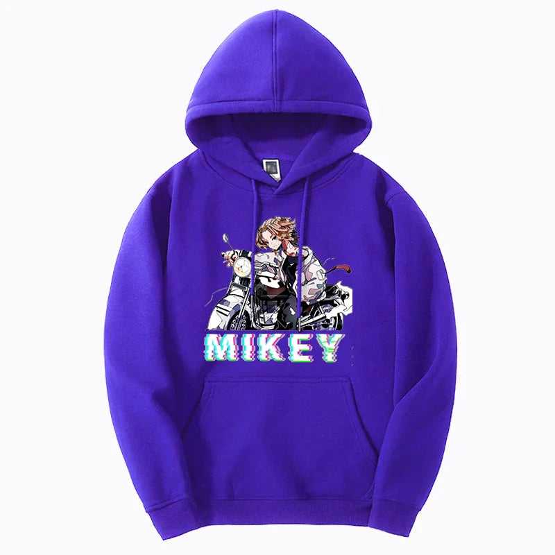 Tokyo Revengers Winter Hoodies Men Women Mikey Anime Hooded Sweatshirts New Harajuku Casual Sportswear Sudaderas