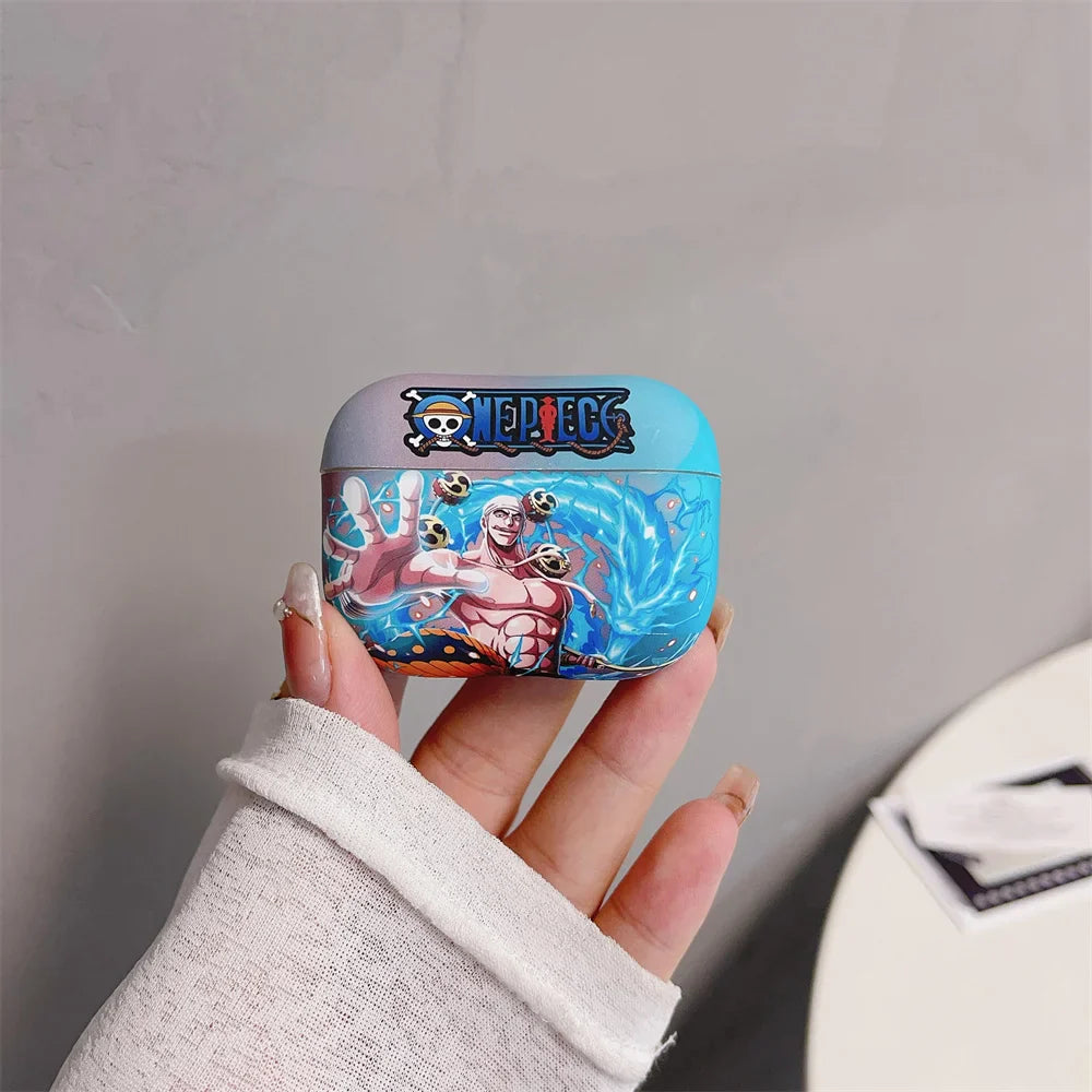 Anime One Piece Luffy Earphone Case for Airpods pro pro2 Bluetooth Headphone Cover for Airpods 2 3 Funda Gift