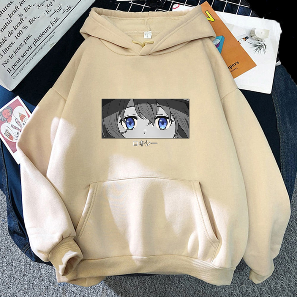 Mushoku Tensei Jobless Reincarnation Roxy Eye Funny Kawaii Anime Hoodie High Quality