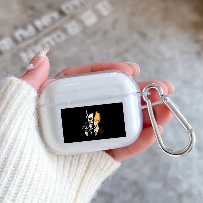 Bleach Anime AirPods Case: Shockproof & Transparent