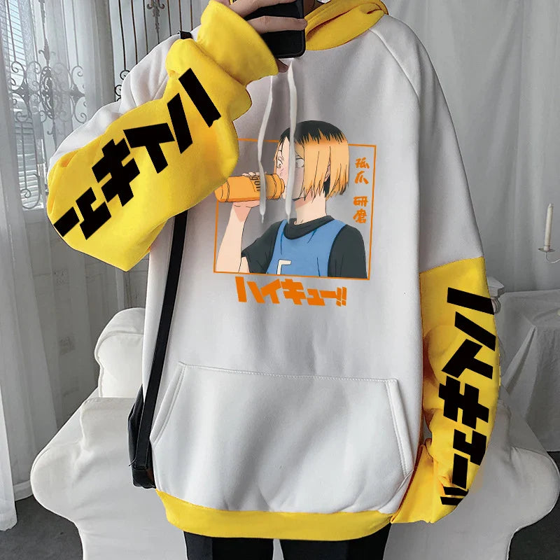 Kenma Kozume Haikyuu Anime Hoodies Nekoma High School Volleyball