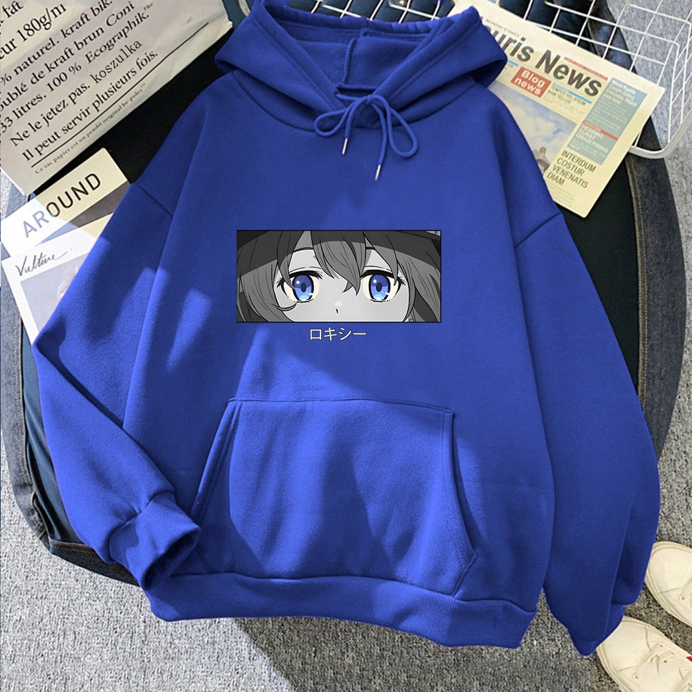 Mushoku Tensei Jobless Reincarnation Roxy Eye Funny Kawaii Anime Hoodie High Quality