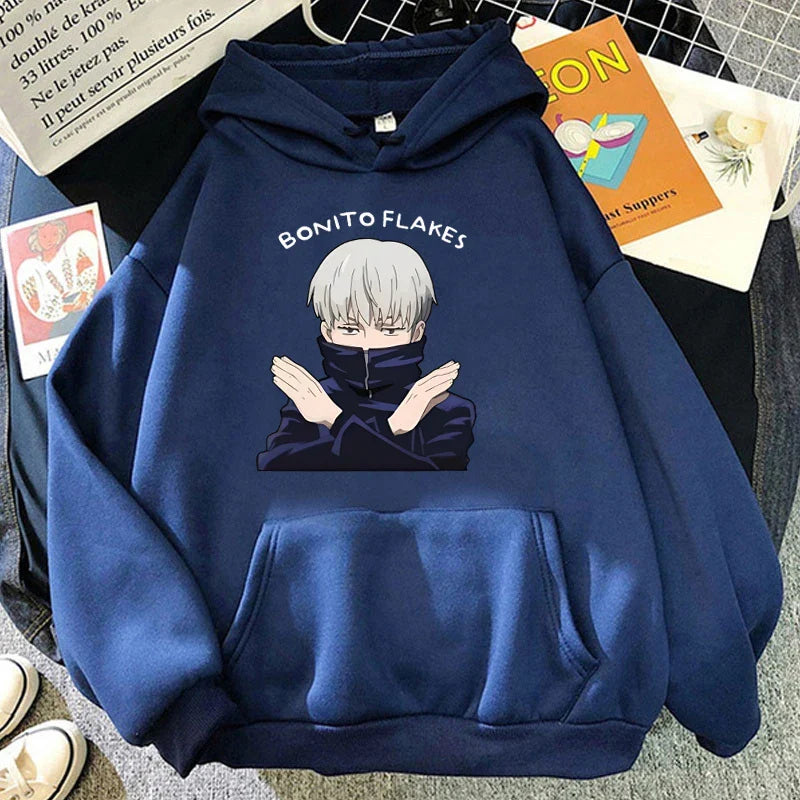 Anime Jujutsu Kaisen Inumaki Toge Unisex Hoodie - Casual Long Sleeve Sweatshirt