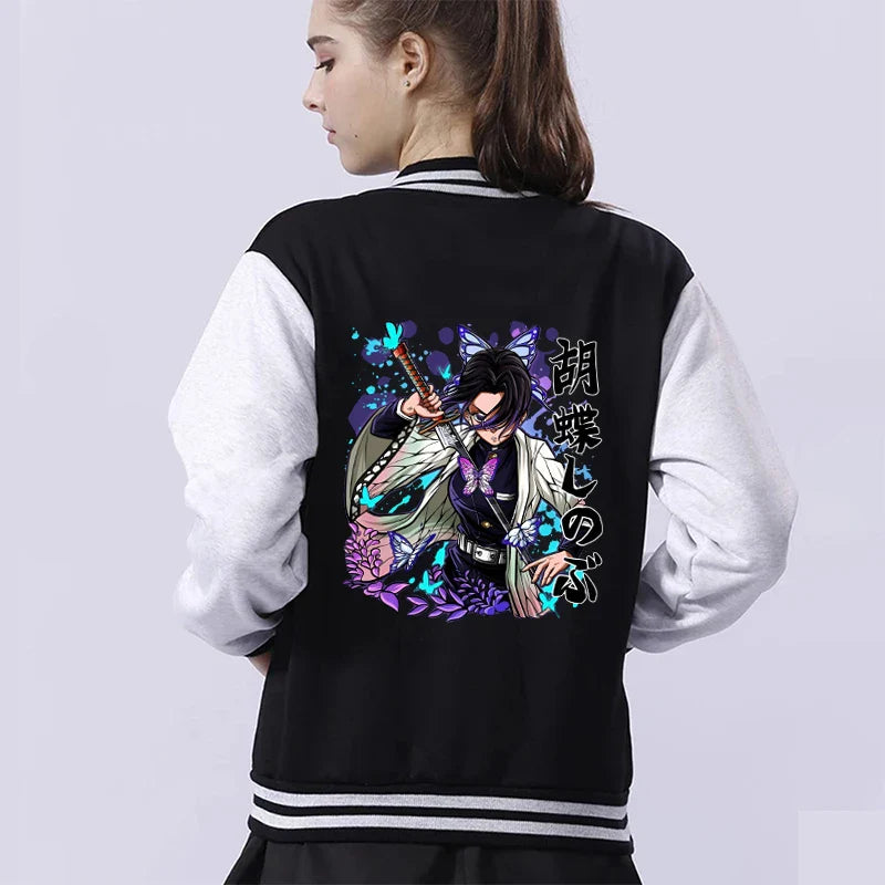 Demon Slayer Kochou Shinobu Baseball Jacket