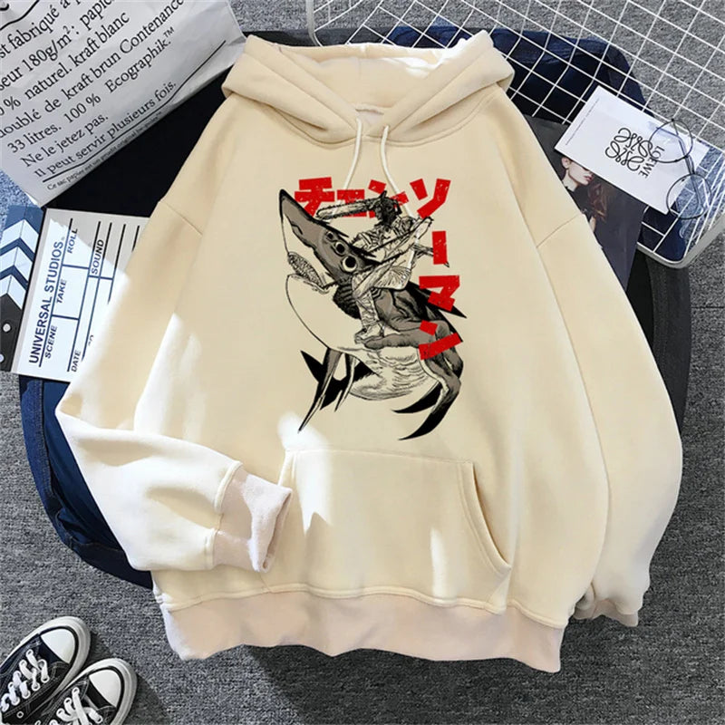 Chainsaw Men's Hoodie Men's Fashion Hoodie Hip Hop Casual Women Hoodie Boys' Street Coat Anime Pattern Men Long Sleeve Clothing