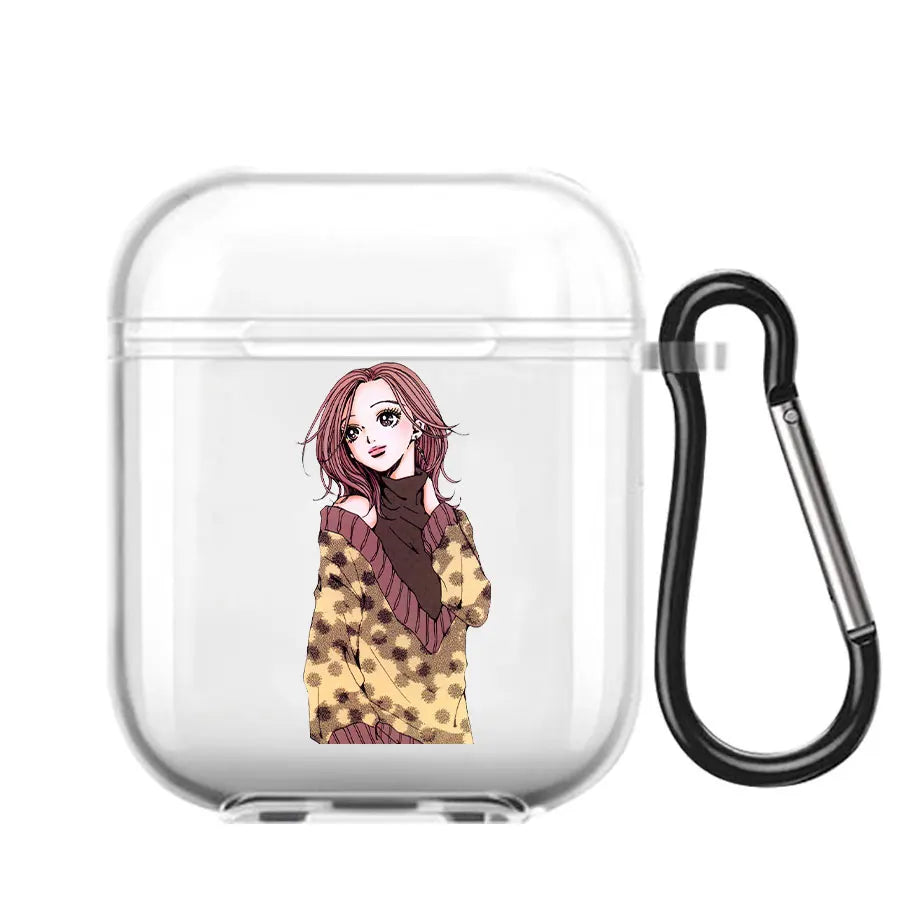 Cute  anime Nana Osaki Soft silicone TPU Case For new AirPods Pro 2 1 2 3 Clear Wireless Bluetooth Earphone Box Cover