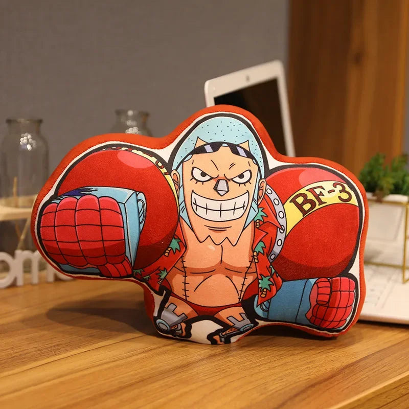 One Piece Luffy Pillow Zoro Sanji Stuffed Huggable Dolls  Anime Peripherals Cushion Pillow Toys Children Birthday Gift