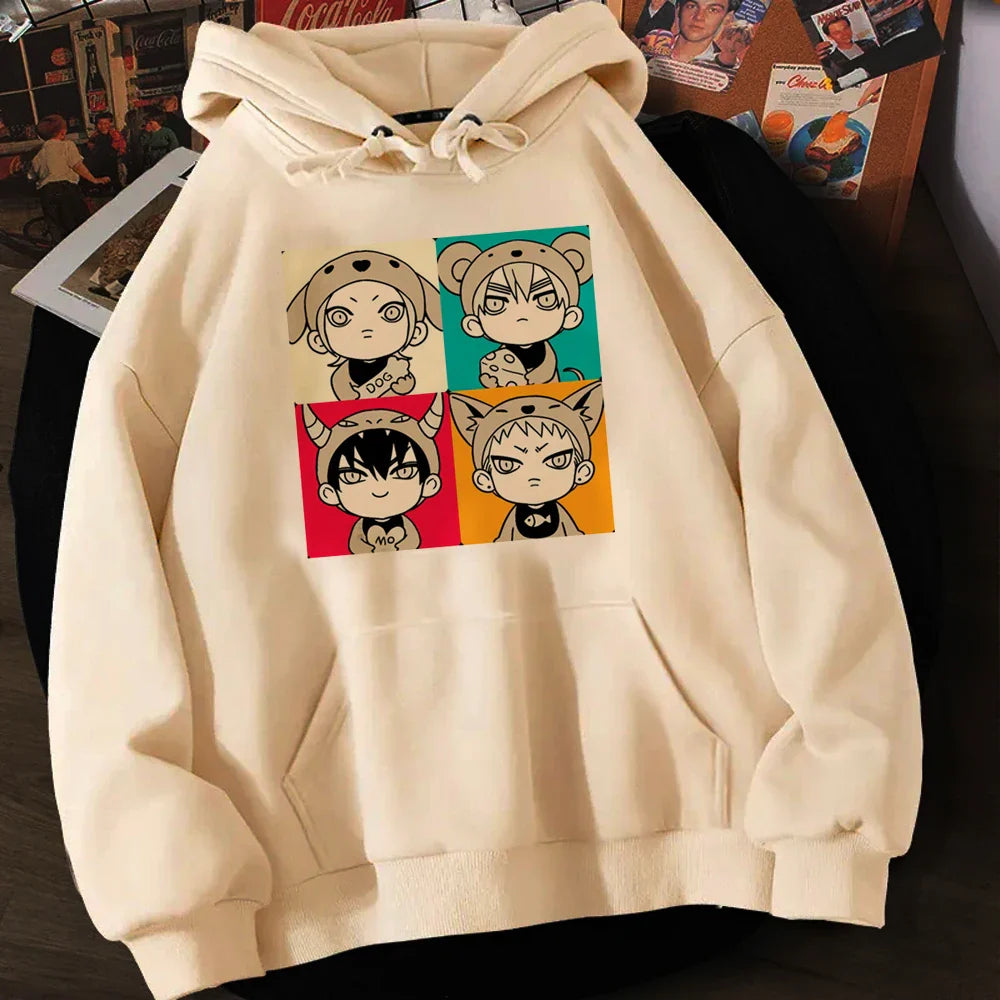 Anime Hoodie Aesthetic Clothes Women Winter Tops Manga He Tian & Mo Guan Hoodies Harajuku Unisex Sweatshirts Vintage