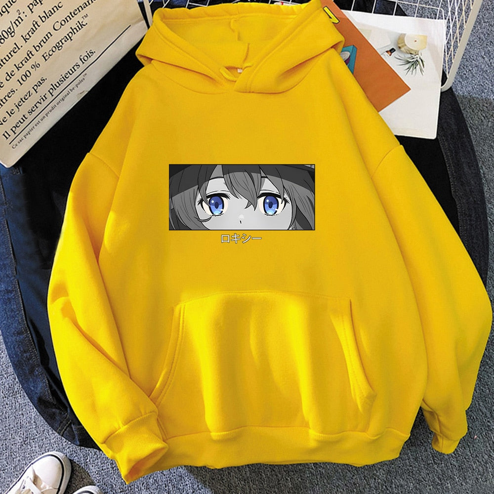 Mushoku Tensei Jobless Reincarnation Roxy Eye Funny Kawaii Anime Hoodie High Quality