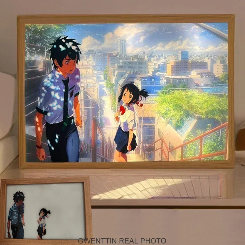 Your Name Anime LED Wall Light - Night Lamp & Desktop Decor