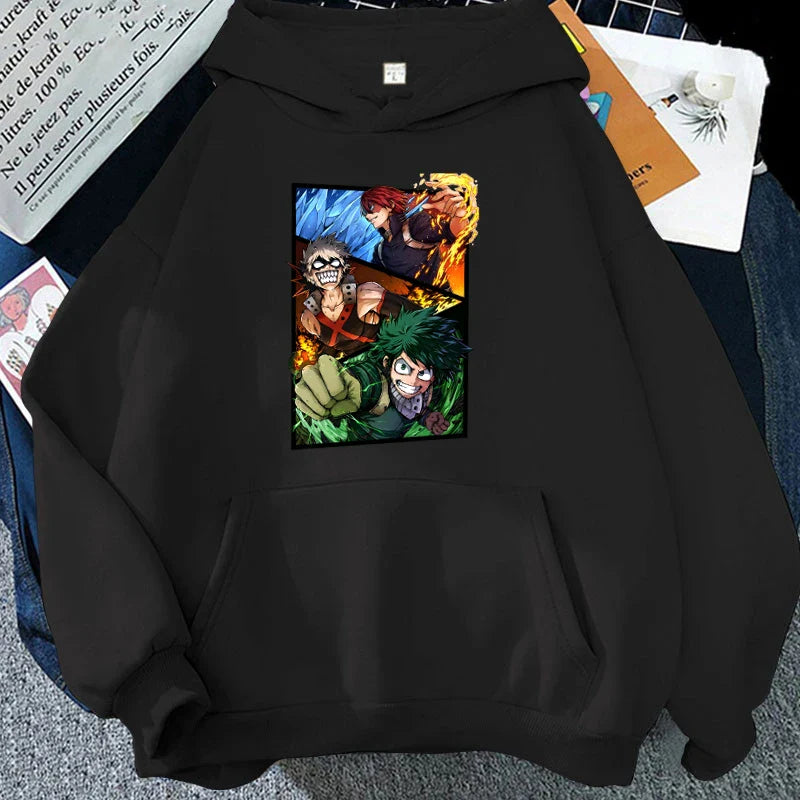 Anime Deku Bakugou Katsuki Todoroki Shoto Hoodies