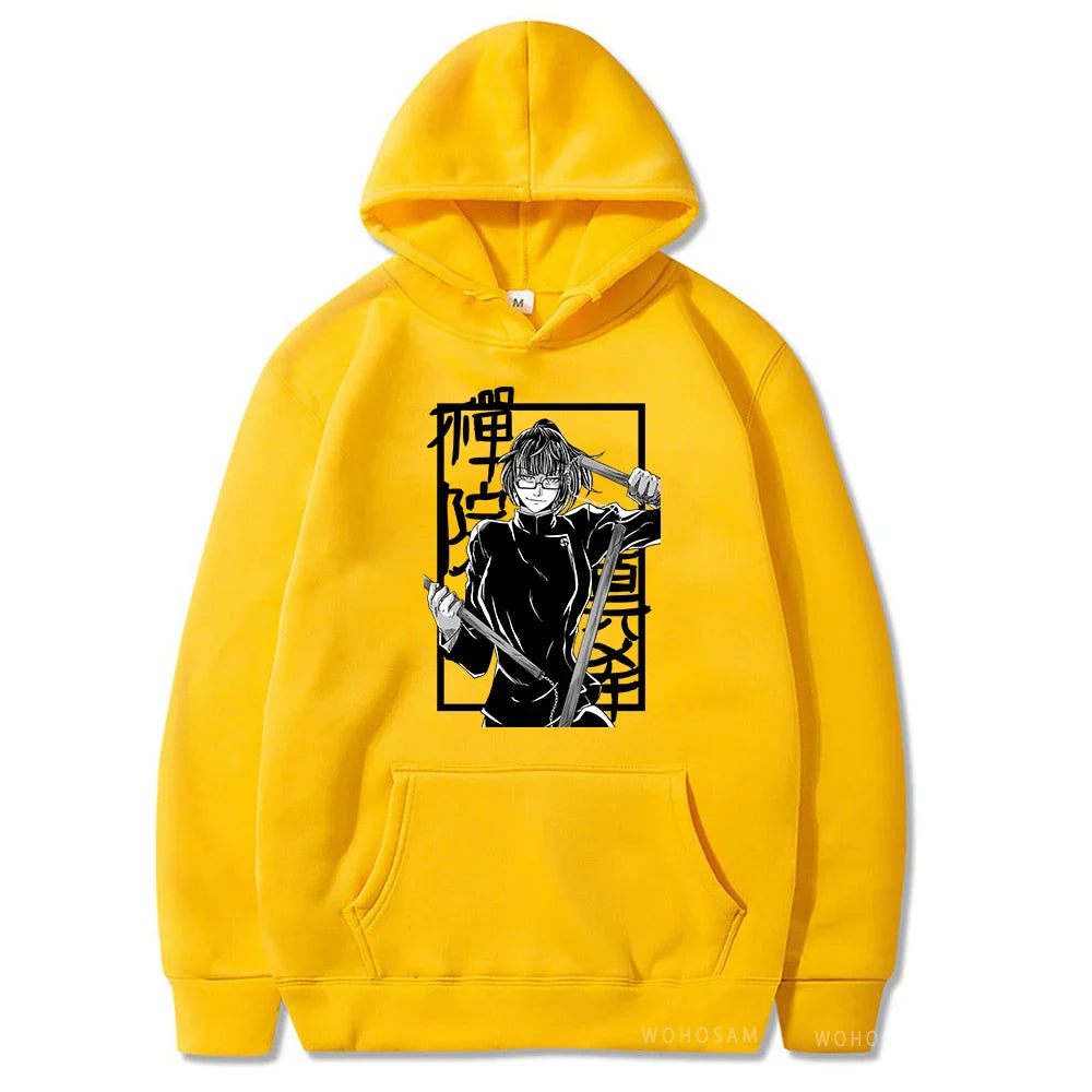 Anime Jujutsu Kaisen Plus Size Hoodies Zenin Maki Anime