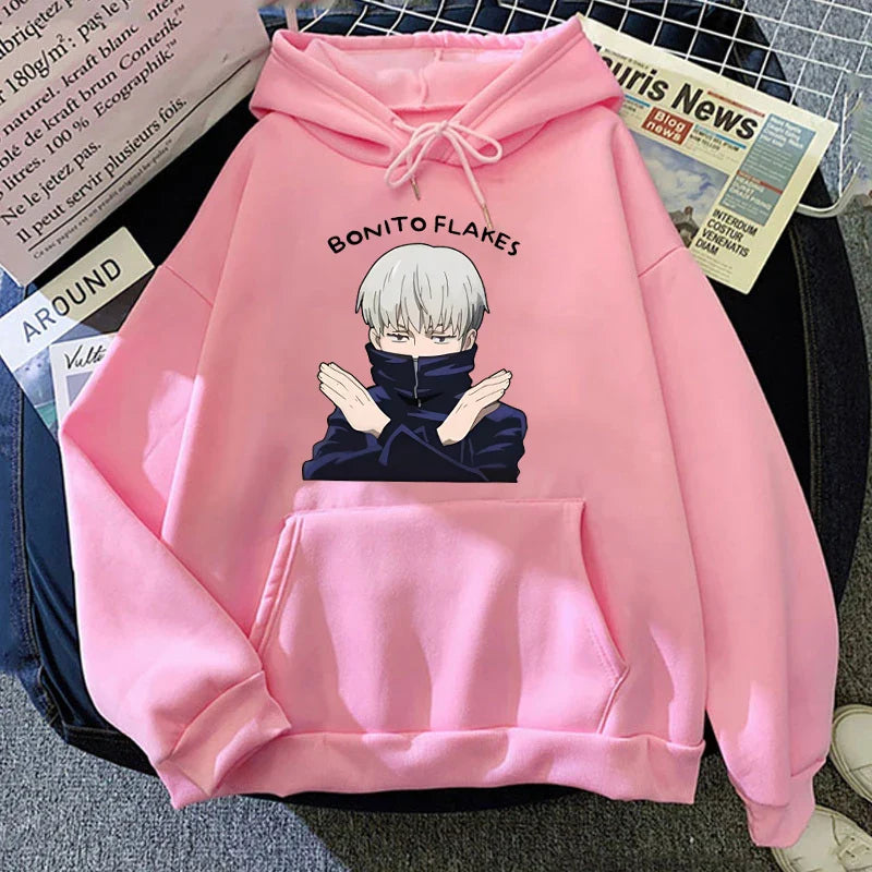 Anime Jujutsu Kaisen Inumaki Toge Unisex Hoodie - Casual Long Sleeve Sweatshirt