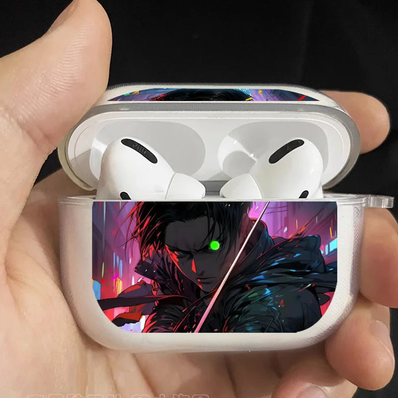 Anime Attack on Titan Case For Apple Airpods Pro Headphone Shockproof Protection Air Pods Pro 1/2 3Earphone Box Soft Cover