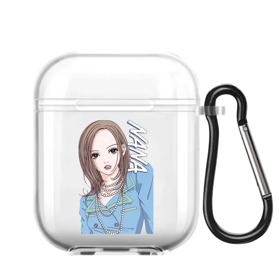 Cute  anime Nana Osaki Soft silicone TPU Case For new AirPods Pro 2 1 2 3 Clear Wireless Bluetooth Earphone Box Cover